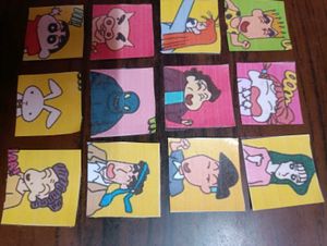 32 Shin Chan Laminated Sticker With Gum
