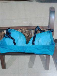 ELLE Blue Push-Up Bra