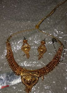 Gold Plated Indian Earrings