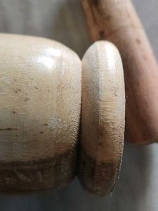 Wooden Mortar and Pestle