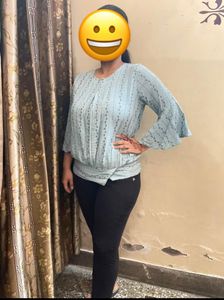 Bell sleeves top