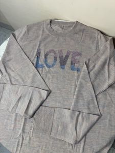 LOVE Embellished top tshirt