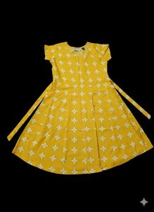 Yellow Printed Dress 💛