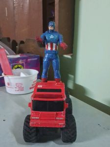 Combo Captain America And Firetruck