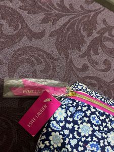 Estee Lauder Floral Cosmetic Bag