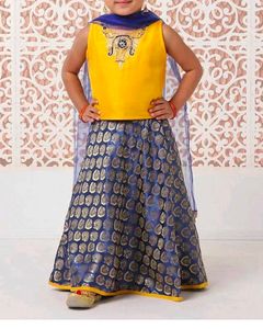 Babyhug Sleeveless Chaniya Choli