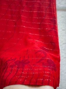 Elegant Red Saree
