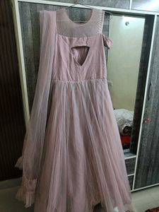 Elegant Ethnic Gown with dupatta