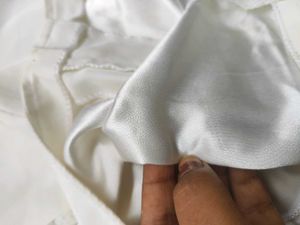 A White Short Kurti With Straight Pent