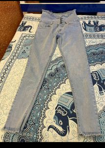 Denim High Waist Skinny Jeans
