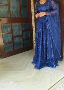 Elegant Blue lehanga