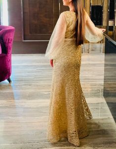Golden Fish Cut Gown