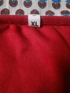 Red Puff Sleeve Top