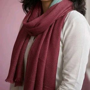 Sparkly Maroon Scarf