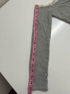 Cute Grey Long Sleeve Top