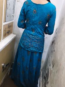 Ethnic Blue Kurta Set