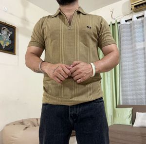 Knitting Collar Tshirts M To Xl