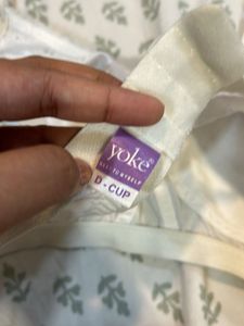 White Cotton Bra
