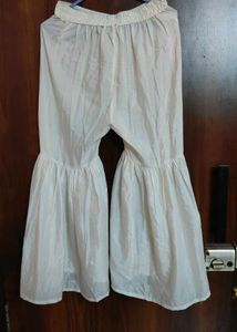 sleevless festive  sharara set