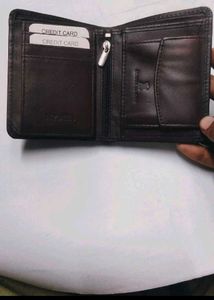 Genuine Leather Men Brown Wallet Trendy