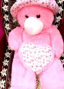 Like New Teddy 🧸 Pink Colour
