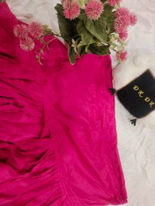 Pink Embroidered Kurta