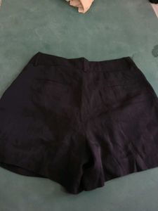 High-Waisted Black Shorts