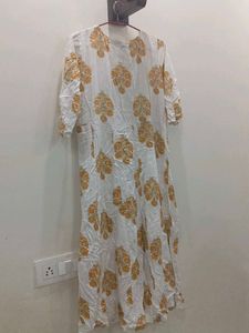 White Printed Kurta