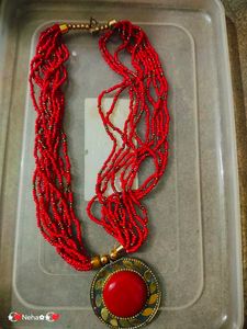 Cherry Red Neck Piece