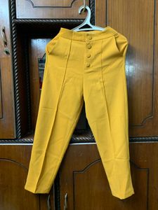 Mustard Yellow Trousers