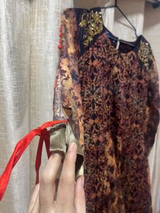 ethnic floor length gown