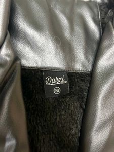 Stylish Black Faux Leather Jacket
