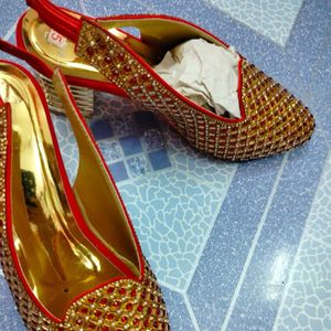 Sparkling Jewel Embellished Heels
