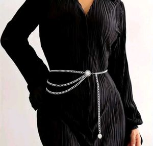 Silver Chain Belt