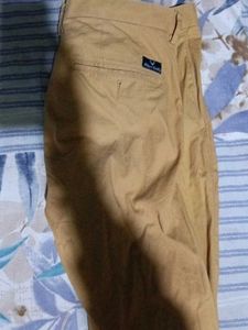 Allen Solly Brown Trousers