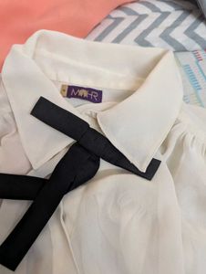 White Formal Top