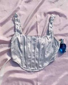 A White Sexy Corset