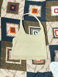 Cute Beige Halter Top