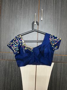Embroidered Mirror Work Blouse