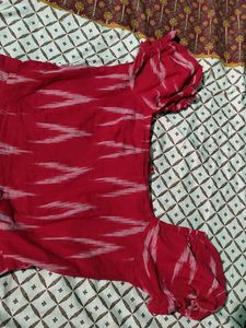 Stylish Red &amp; White Jumpsuit