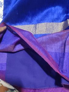 Royal Blue Saree..with Blouse