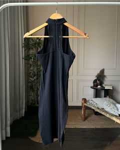Black Halter Neck Dress