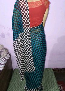 Polka Dot Saree