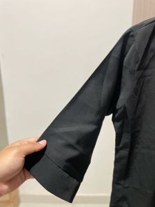 Combo Of Two -Black And white Formal Shirt