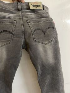 Gray Denim Jeans