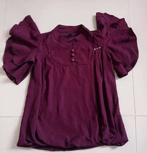 Elegant Purple Top