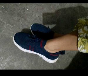 Stylish Blue Sneakers