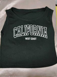 Black California Tank Top