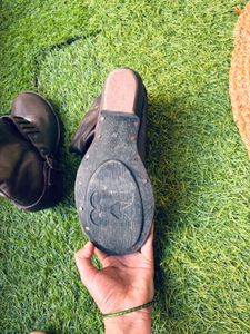 Stylish Brown Original Leather Boots