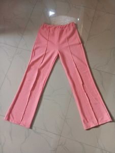 Pink Flared Pants